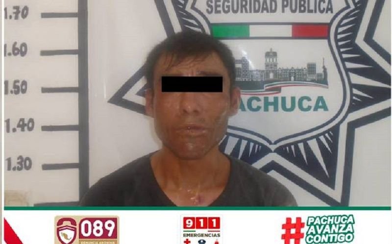 Tras Persecución la Policía Municipal de Pachuca Captura a un Narcomenudista