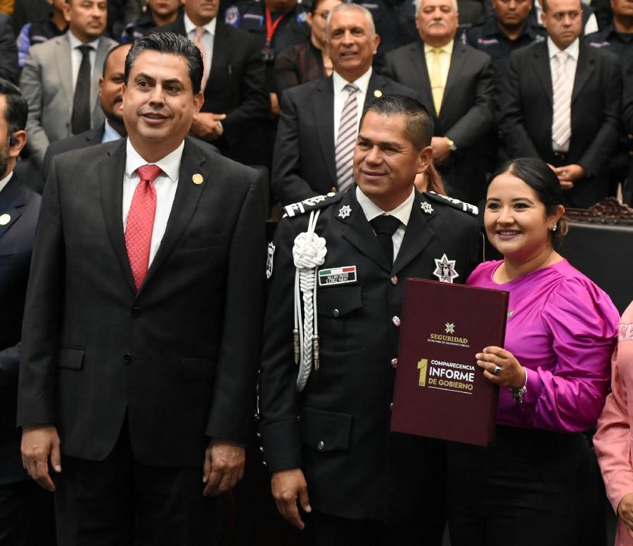 Ante LXV Legislatura, el Secretario de Seguridad Pública de Hidalgo rinde informe de actividades