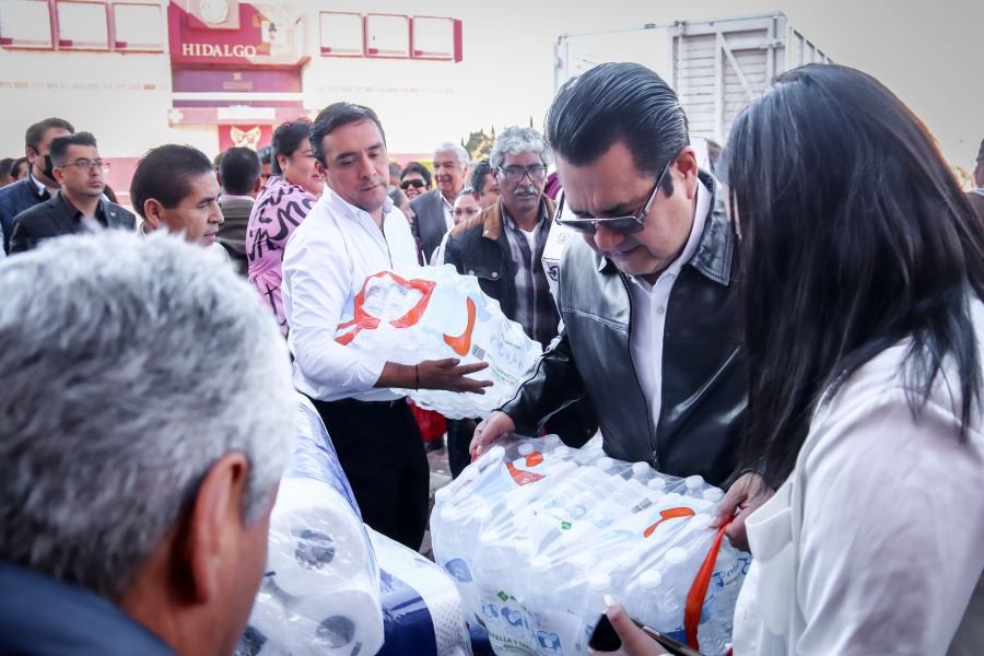 Apoya Hidalgo al estado de Guerrero, tras huracán Otis