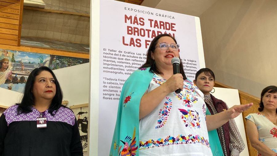 Artistas Rinden tributo a Movimiento Estudiantil del 68 con Expo Más tarde brotarán las Flores