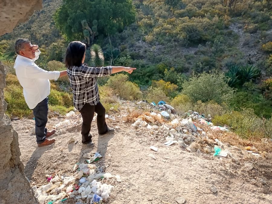 Atiende Semarnath Problemática de Tiradero Clandestino