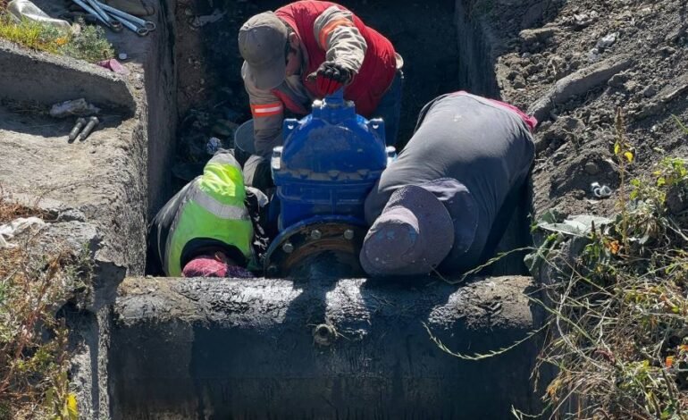 Concluye Caasim Obras Hídricas; Suministro de Agua se Reestablece