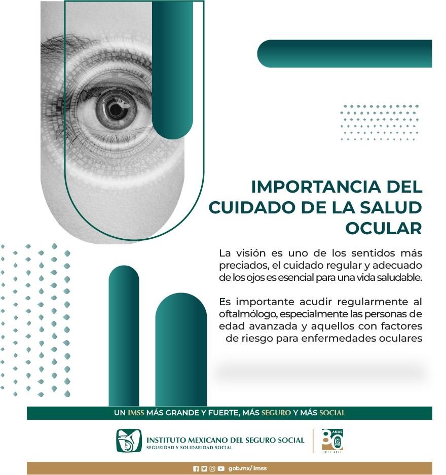 Destaca IMSS Hidalgo Importancia de Labor de Personal de Oftalmología en Cuidado de Salud Ocular