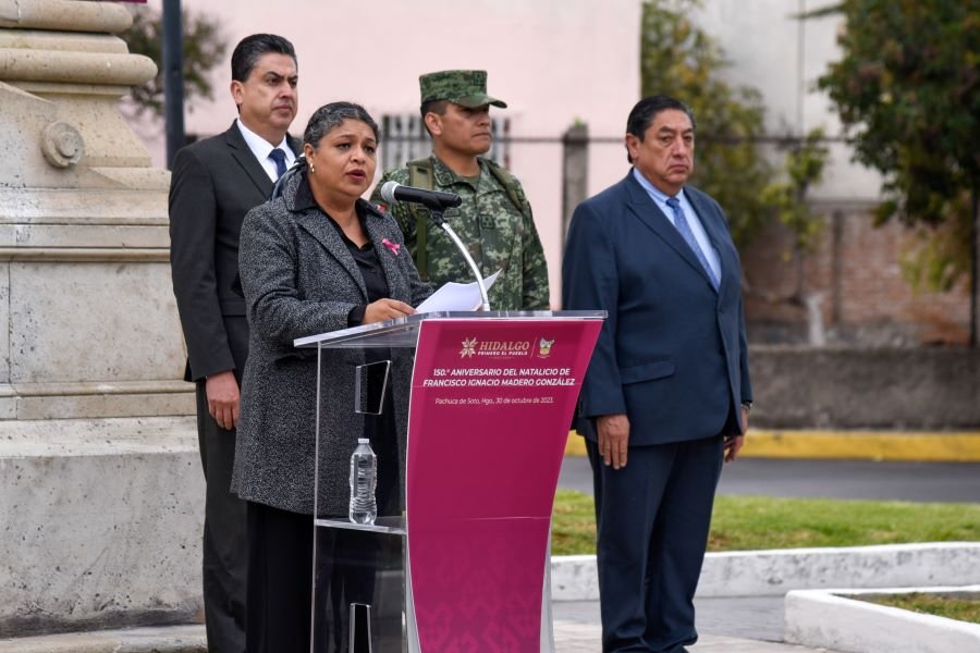 En Hidalgo con Trabajo Diario se Preserva El Legado Democrático de Francisco I Madero: Zorayda Robles