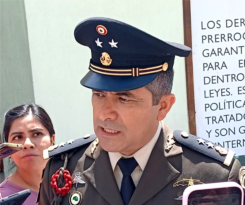 Reconoce el Nuevo Comandante de la 18ª Zona Militar:“Hay diversos cárteles en Hidalgo.