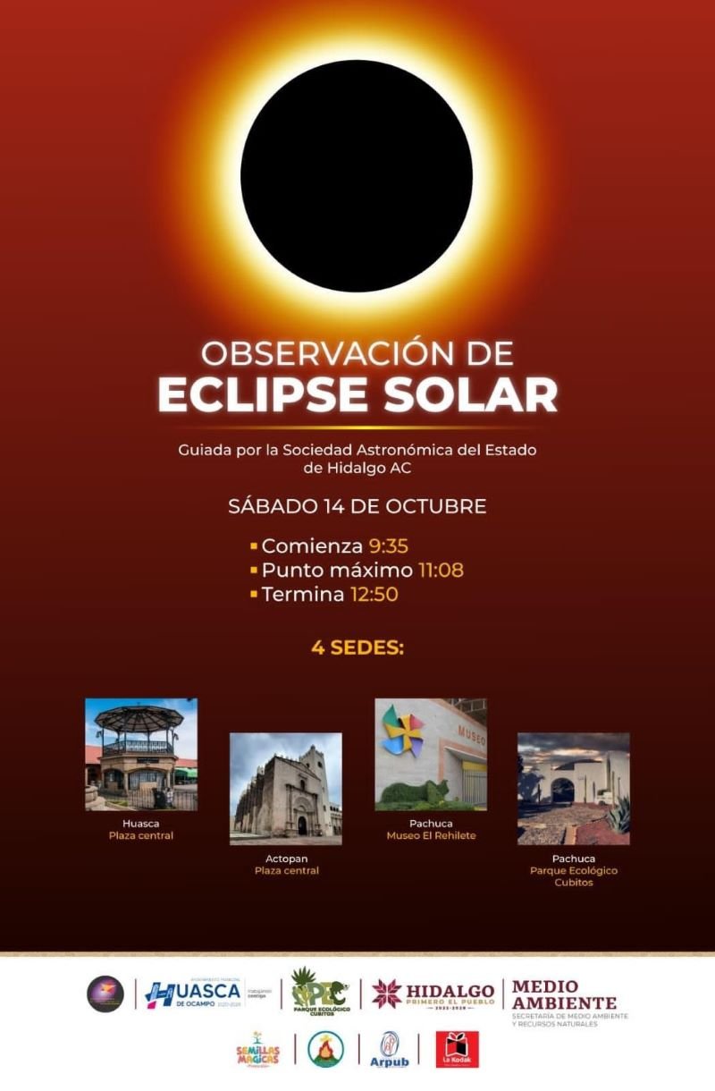 Invita Semarnath a Ver Eclipse En Parque Ecológico de Cubitos
