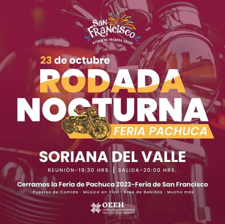 La ¡Feria Que Late Con Orgullo! Invita a Bikers a Cerrar Festejos Con Rodada Nocturna