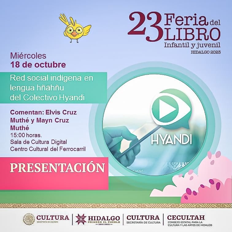 Presentan Primera Red Social En Lengua HñäHñu en la FLIJH 2023