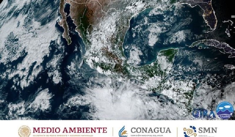 Se Pronostican Lluvias Intensas Para Chiapas y Oaxaca, Así Como Muy Fuertes en Jalisco, Michoacán y el sur de Veracruz