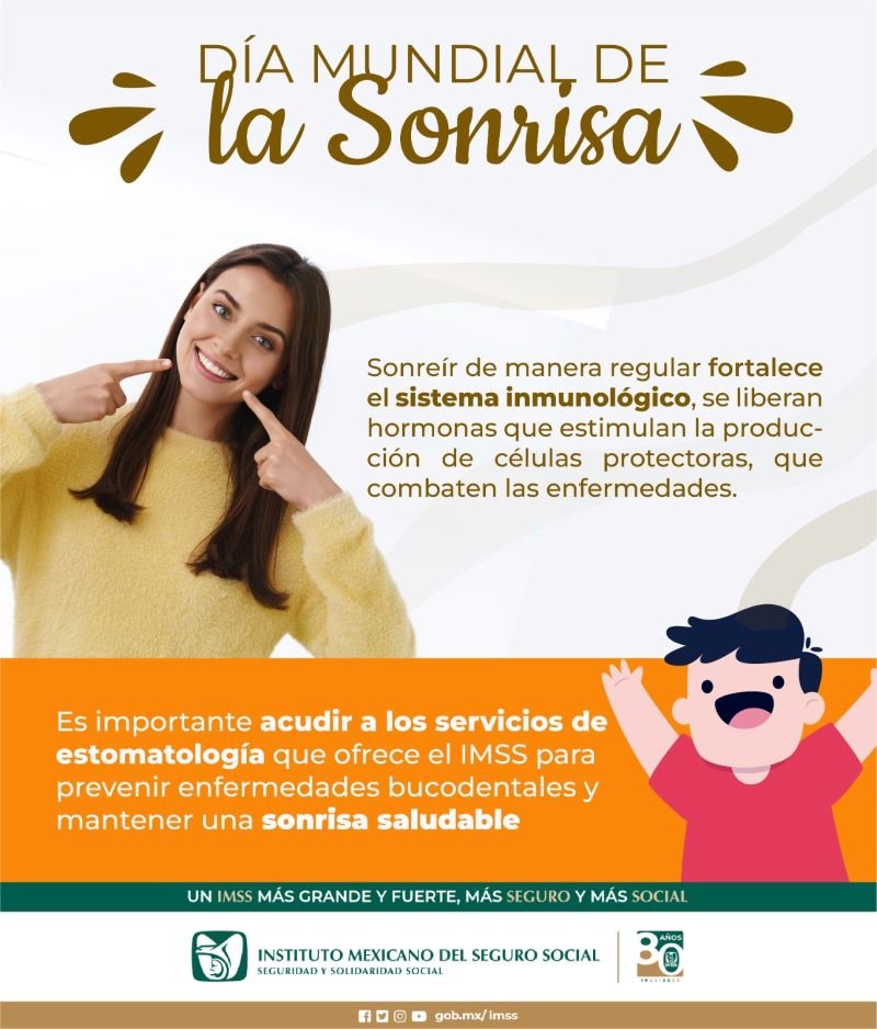 Señala IMSS Hidalgo que una Sonrisa Saludable Comienza Con Una Buena Salud Bucodental