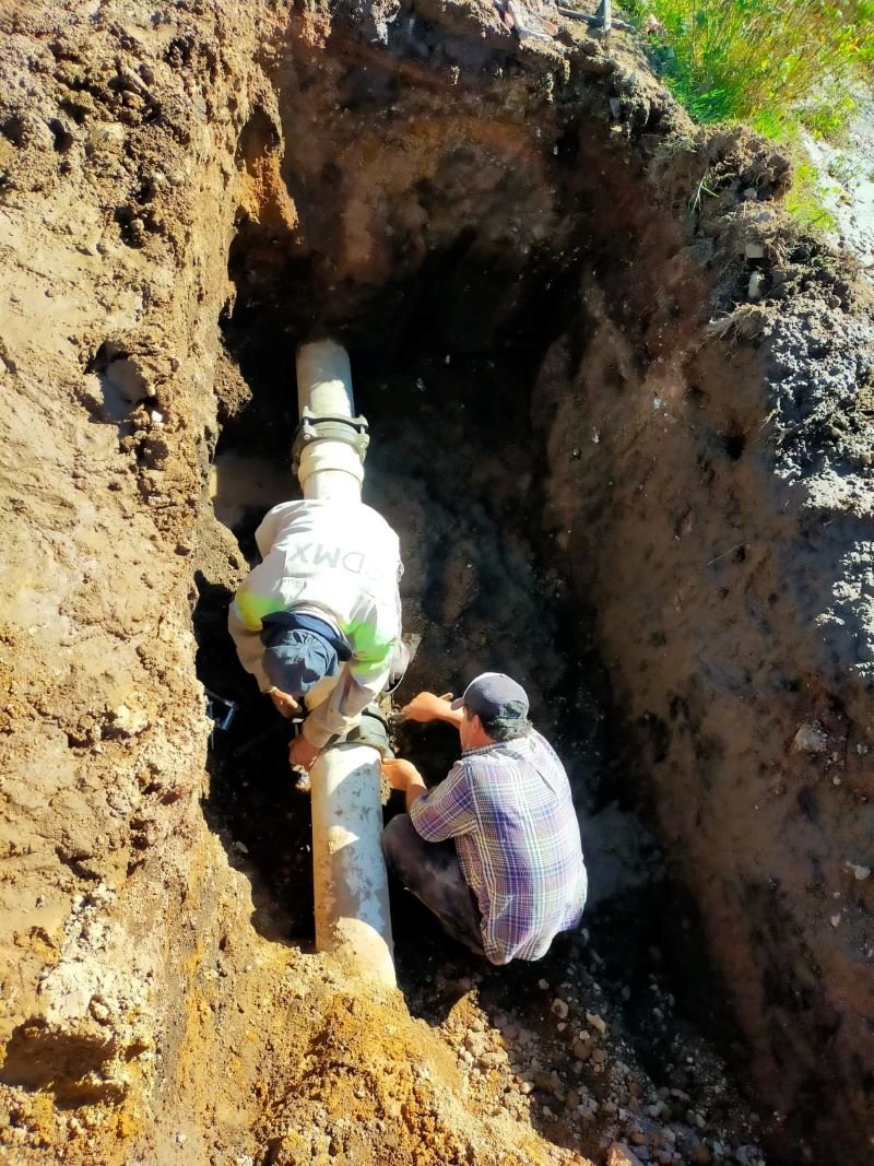 Caamt Realizó Reparación En Pozo La Rayuela 2, Por Una Fuga en su Línea de Conducción