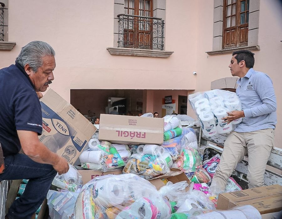 Caasim Entrega Apoyo Recolectado, Para Los Hermanos Afectados Por el Huracán Otis, en el Estado de Guerrero