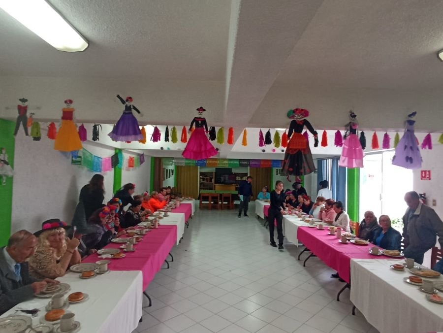 Casa Club de la Tercera Edad de Tulancingo, Realizó Actividades de Día de Muertos
