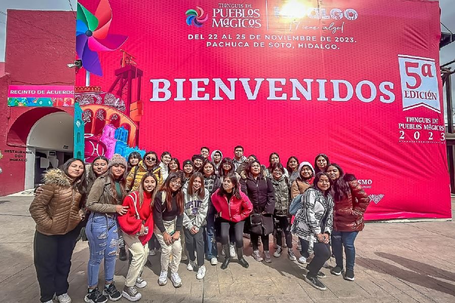 Comunidad Educativa de Hidalgo se Sumó a la 5a. Edición del Tianguis Nacional de Pueblos Mágicos