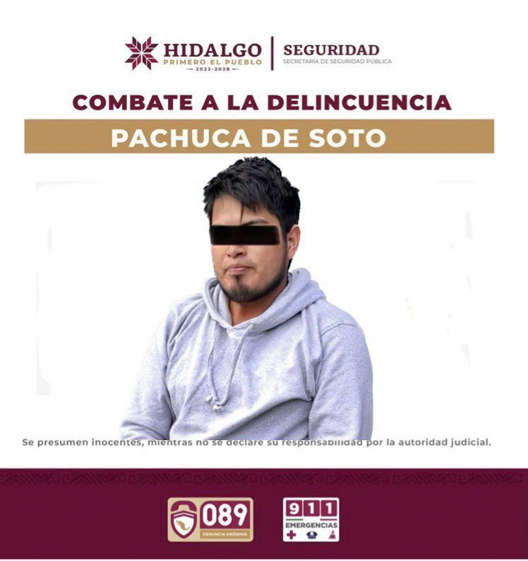 Elementos de la SSPH detienen a “El Malverde”, generador de violencia del Triángulo Rojo de Puebla