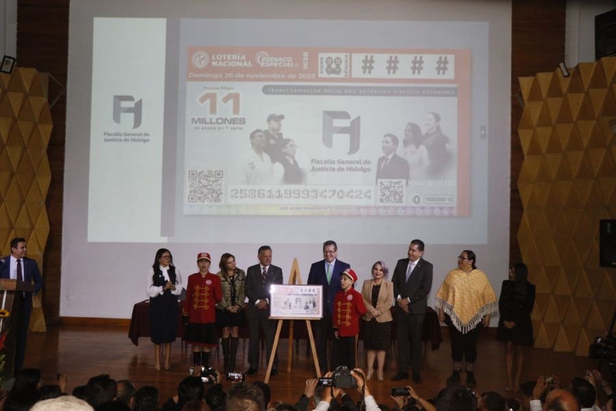 Fue Develado Un Billete de la Lotería Nacional, Conmemorativo a la Transición de Procuraduría a Fiscalía