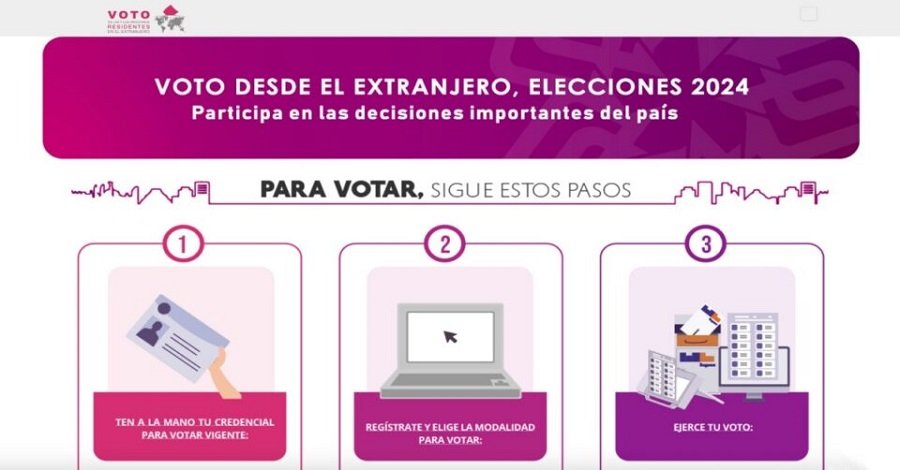 INE Habilitó La Página Web Denominada votoextranjero.mx.