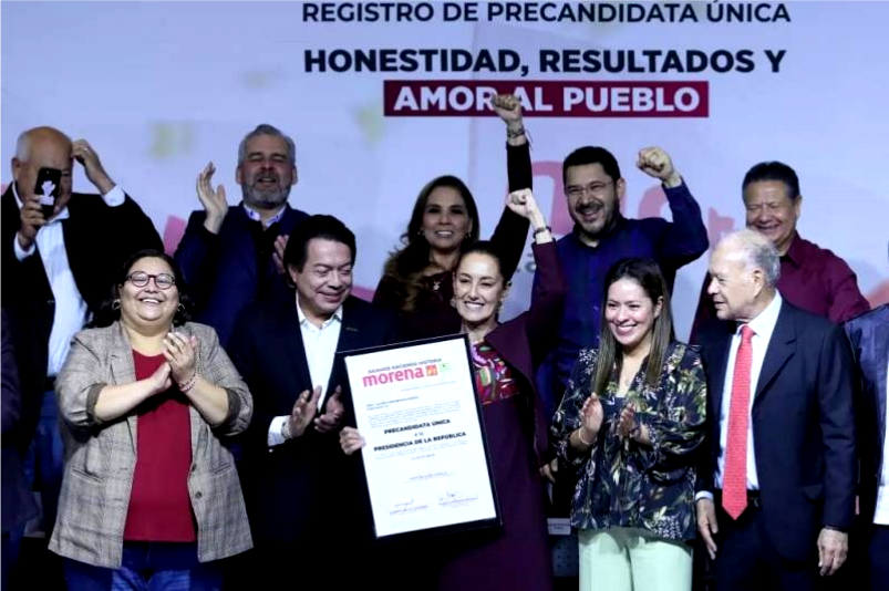Claudia Sheinbaum en su Registro: “¡Vamos a ganar el 2024! ¡Vamos por la Presidencia de la República! ¡Vamos por las ocho gubernaturas y la jefatura de Gobierno de la Ciudad de México!