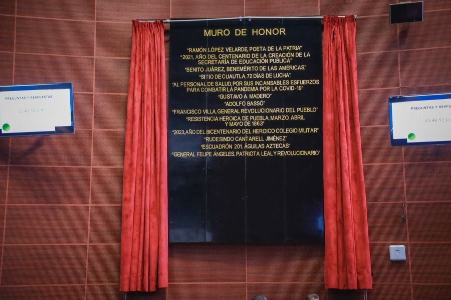 Inscriben En Muro de Honor del Senado De La República El Nombre del General Felipe Ángeles