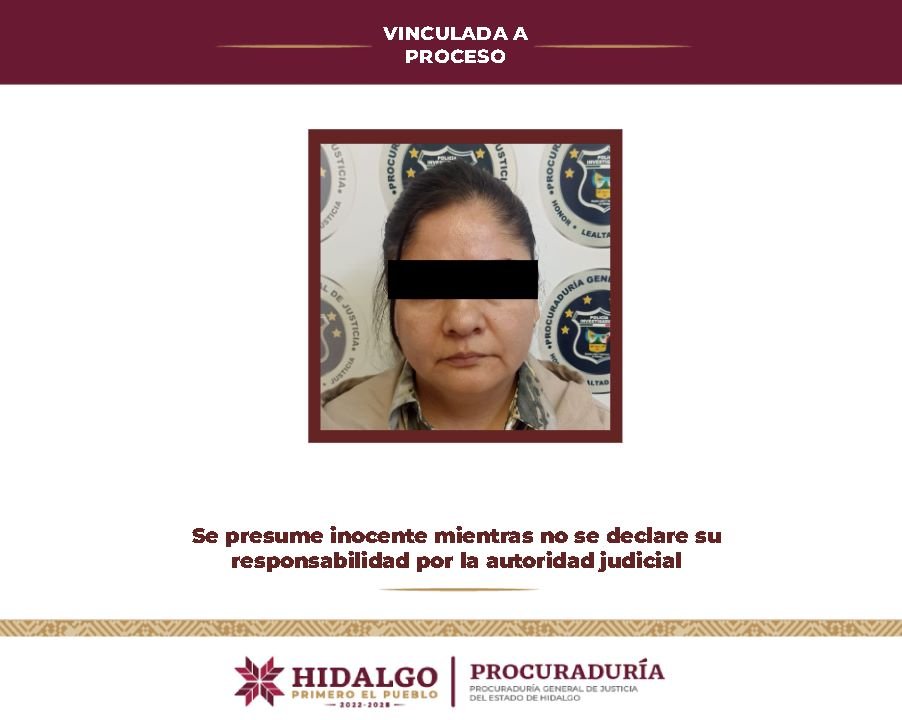 La PGJEH Obtuvo Vinculación a Proceso a Ex Funcionaria de Finanzas (Ahora Hacienda) Identificada Con Iniciales V. V. B., Investigada Por Peculado