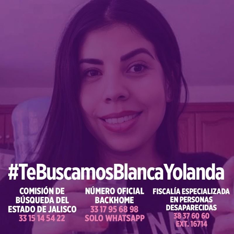 La Familia de Blanca Yolanda, Desaparecida en Jalisco, Exige al Congreso Juicio Político Contra el Fiscal Luis Joaquín Méndez