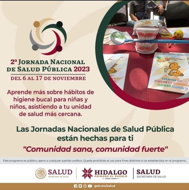Lleva a cabo IMSS Hidalgo la 2ª Jornada Nacional de Salud Pública 2023