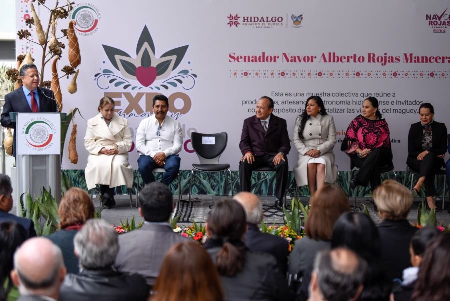Presentan expo “Maguey, Corazón de Hidalgo”, en el Senado de la República