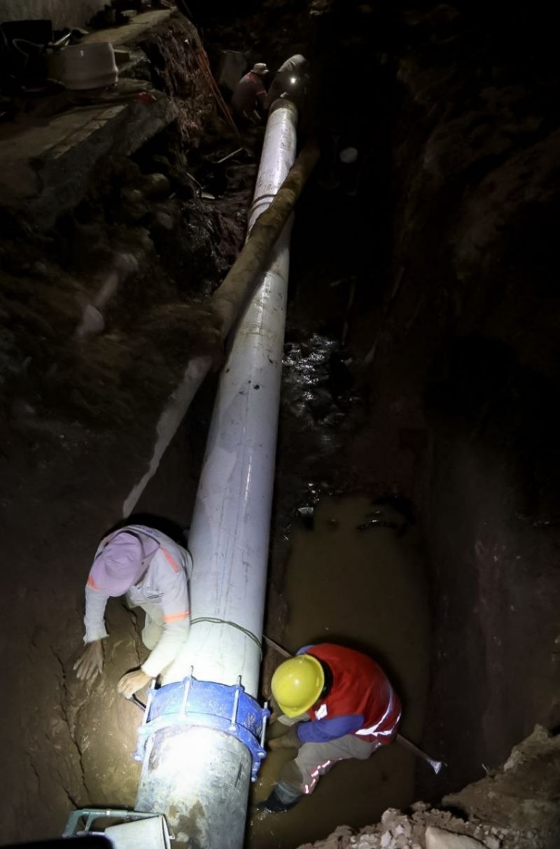 Hoy Caasim Realizara Obras de Introducción de un Tubo de 14 Pulgada en el Bulevar Bonfil Circule con Cuidado