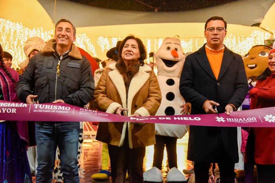 Arranca Primera Edición de la Villa Navideña en Pachuca