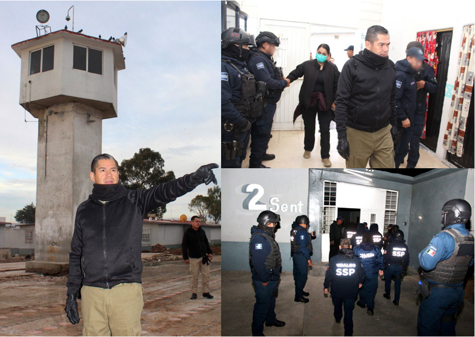 Realiza SSPH Operativo Sorpresa en Cereso de Pachuca