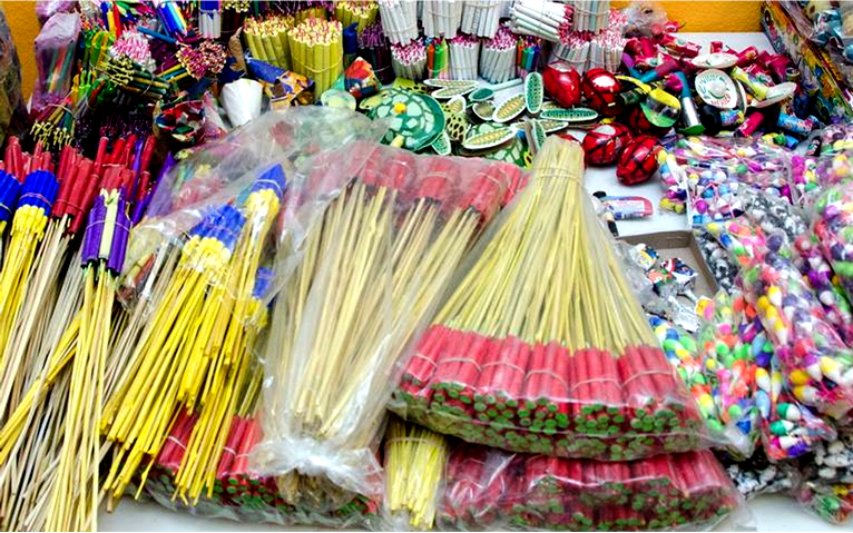 No a la Venta y Compra de Pirotecnia