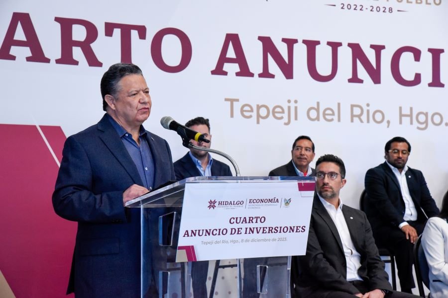 Julio Menchaca Anuncia Nueva Inversión de más de 13 Mil 211 Millones de Pesos para Hidalgo