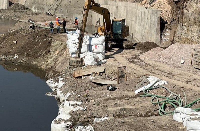 Lamenta Conagua Accidente en Una Obra a Cargo de Una Empresa Contratista en Tula de Allende, Hidalgo