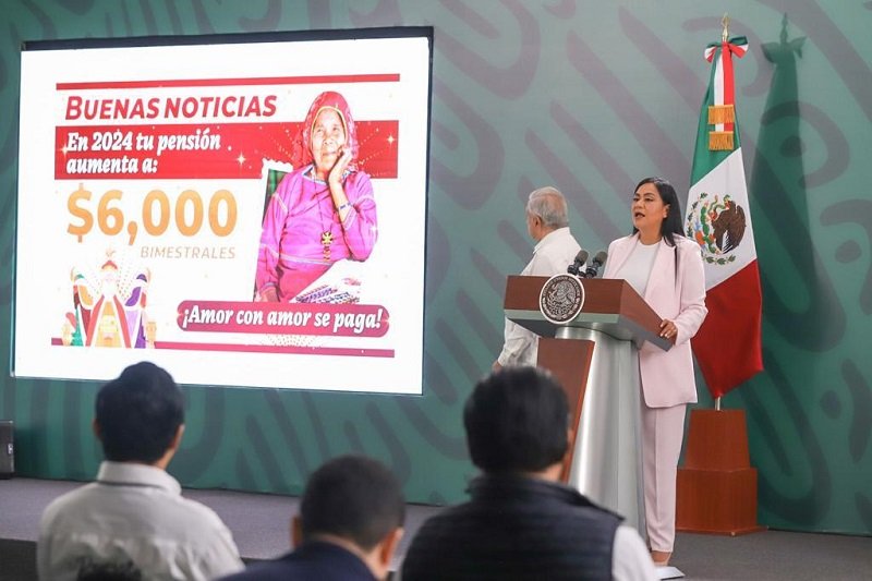 2024 Inicia Con Aumentos a Pensiones de Bienestar, Anuncia Ariadna Montiel
