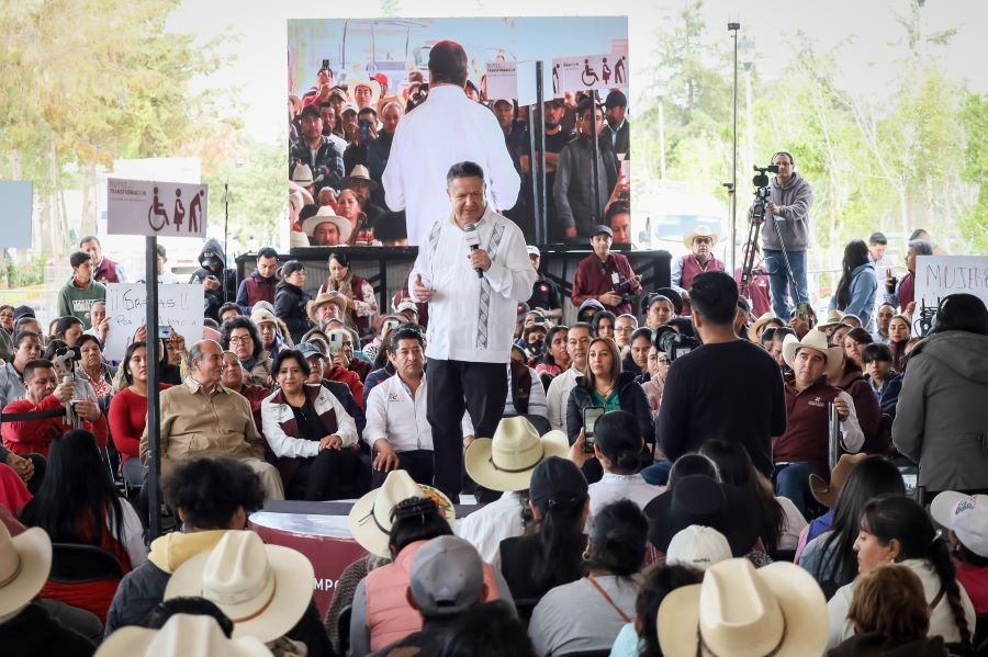 Desde Huasca, Menchaca Salazar Retoma Rutas de la Transformación, Anuncia Obras que Rebasan los 41 Millones