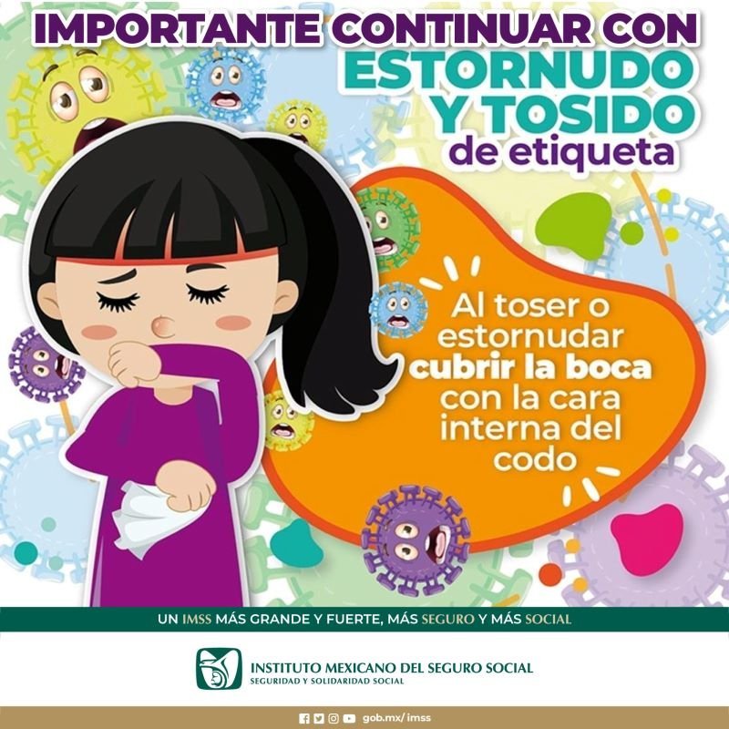 IMSS Hidalgo Continuara Con la Etiqueta Respiratoria Para Prevenir Contagios