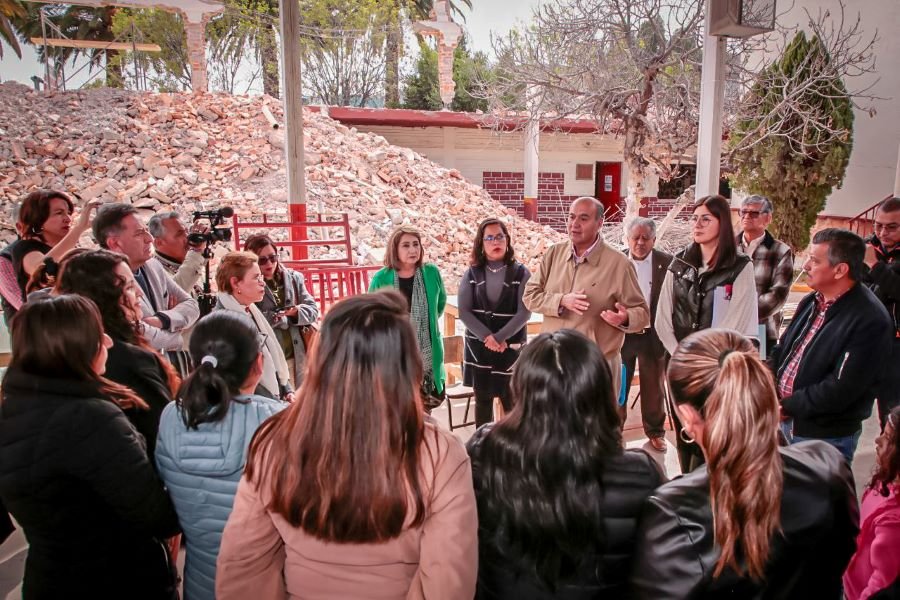 Fortalece SEPH Acciones en Materia de Infraestructura Educativa en Pachuca