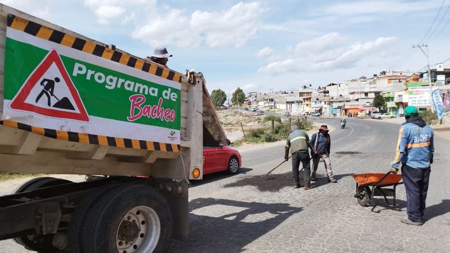 Gobierno Municipal de Tulancingo Mantiene Activa Brigada de Bacheo