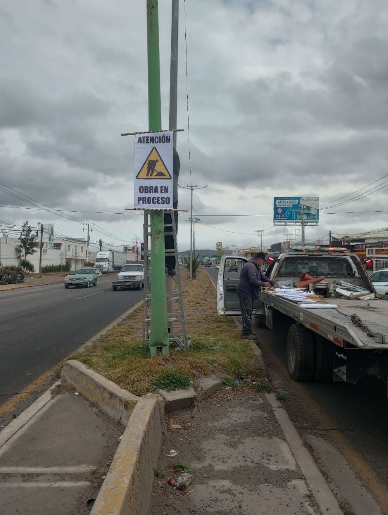 Gobierno Municipal de Tulancingo Realiza Acciones Preventivas en Inmediaciones de Obra en Crucero Acatlán