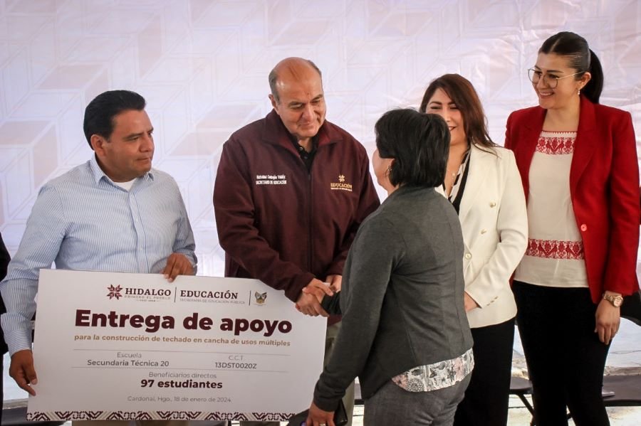 Gobierno de Hidalgo Beneficia Con Infraestructura Al Sector Educativo Del Valle Del Mezquital