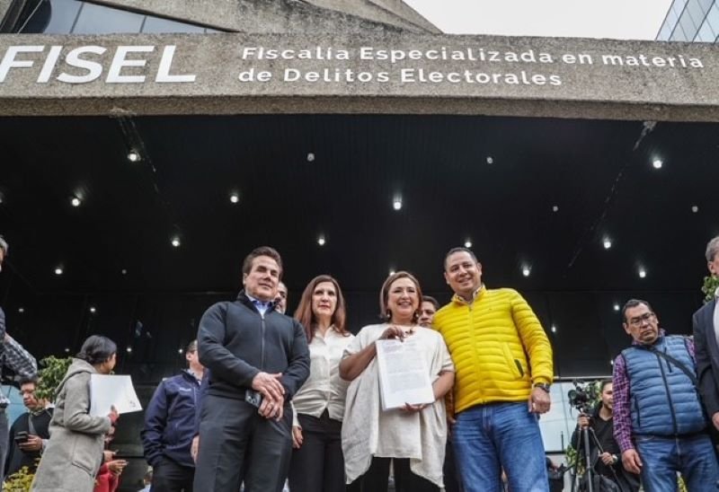 Presentan Denuncia PAN y Xochitl Gálvez Ante FISEL por “Supuesto Desvío de Recursos Económicos a Campaña de Claudia Sheinbaum”