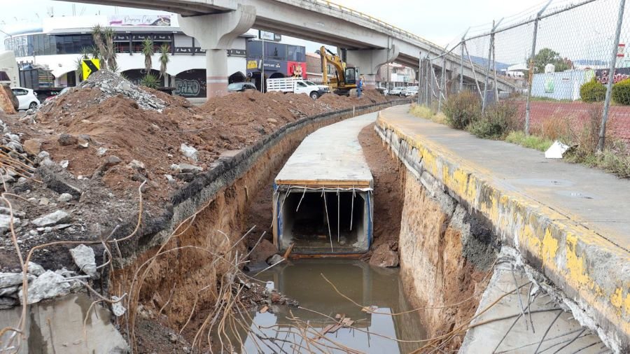 Reporta SIPDUS Avance De Más Del 20% del Colector Pluvial Circuito Nuevo Pachuca