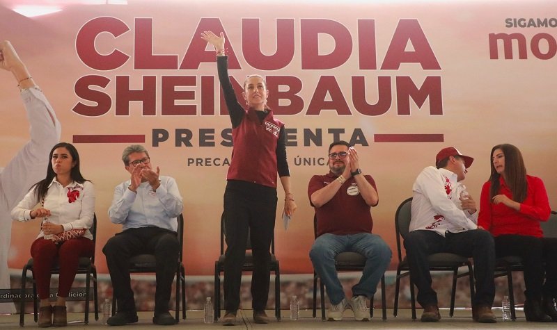 “Este 2024 vamos a seguir haciendo historia juntos, gobierno y pueblo”: Claudia Sheinbaum.