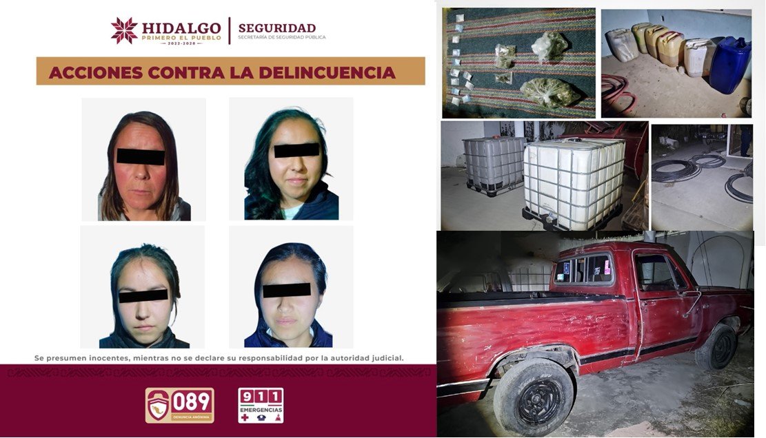 SSPH Desmantela Tres Centros Relacionados Con   El Narcomenudeo Y Tráfico De Hidrocarburo