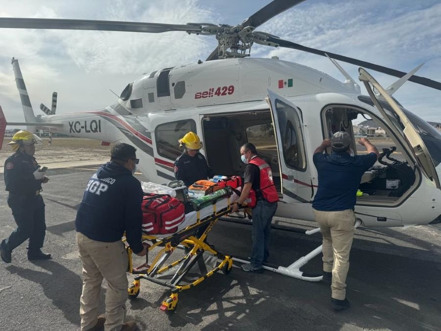 Se realiza el tercer traslado aéreo del 2024