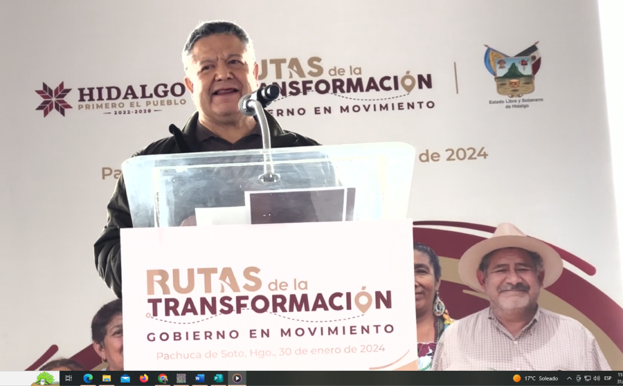 Entrega gobierno de Hidalgo rehabilitación del Complejo Deportivo Revolución Mexicana