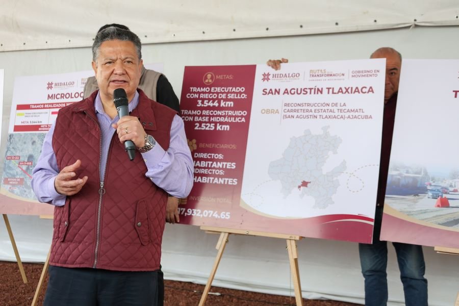 Avanza Proceso Transformador en Ajacuba, Con una inversión de 30 millones de pesos en infraestructura, educación, salud y apoyos a grupos prioritarios