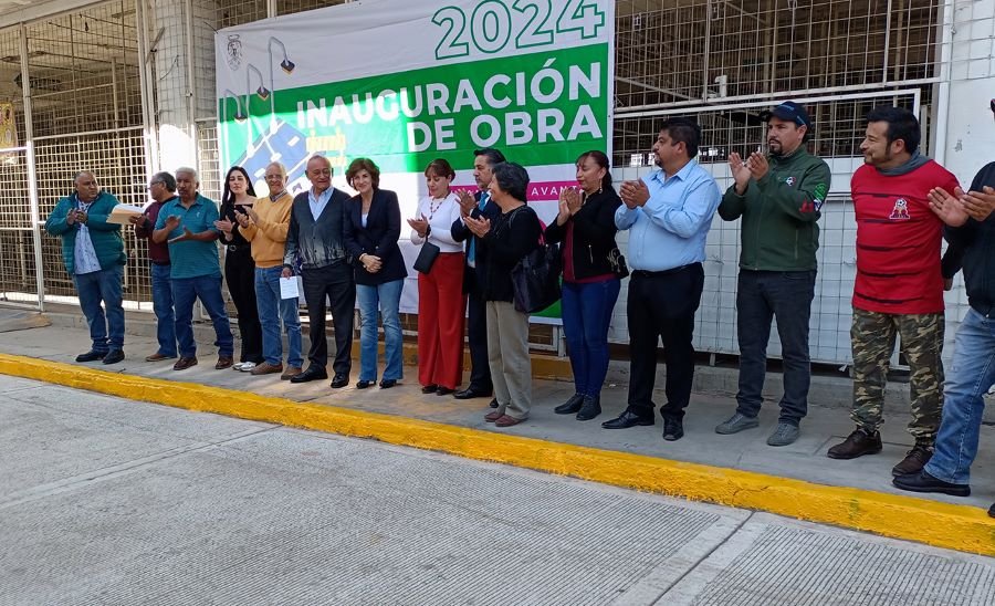 Gobierno Municipal de Tulancingo Realizó La Entrega de Pavimento Hidráulico en Fraccionamiento Los Pinos