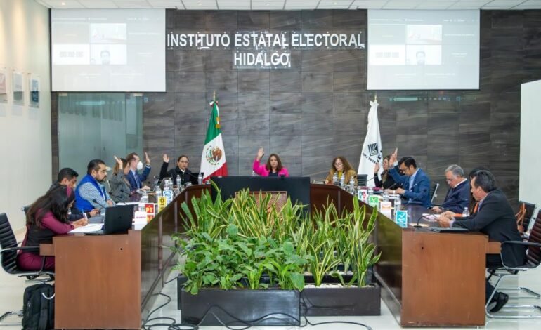 IEEH aprueba Reglas de Operación para el Sorteo de Lugares de Uso Común para la colocación de la propaganda electoral de las Elecciones Hidalgo 2024
