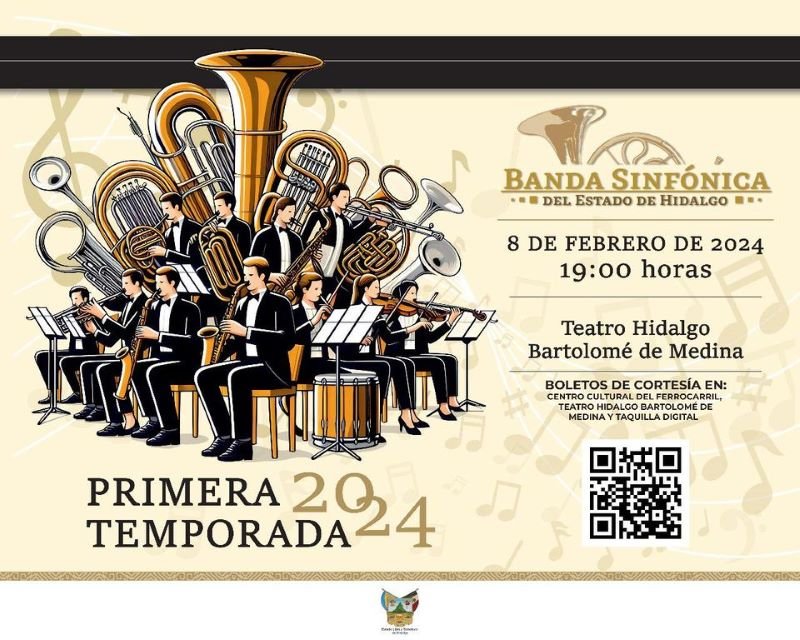 Inicia Banda Sinfónica Primera Temporada de Conciertos 2024